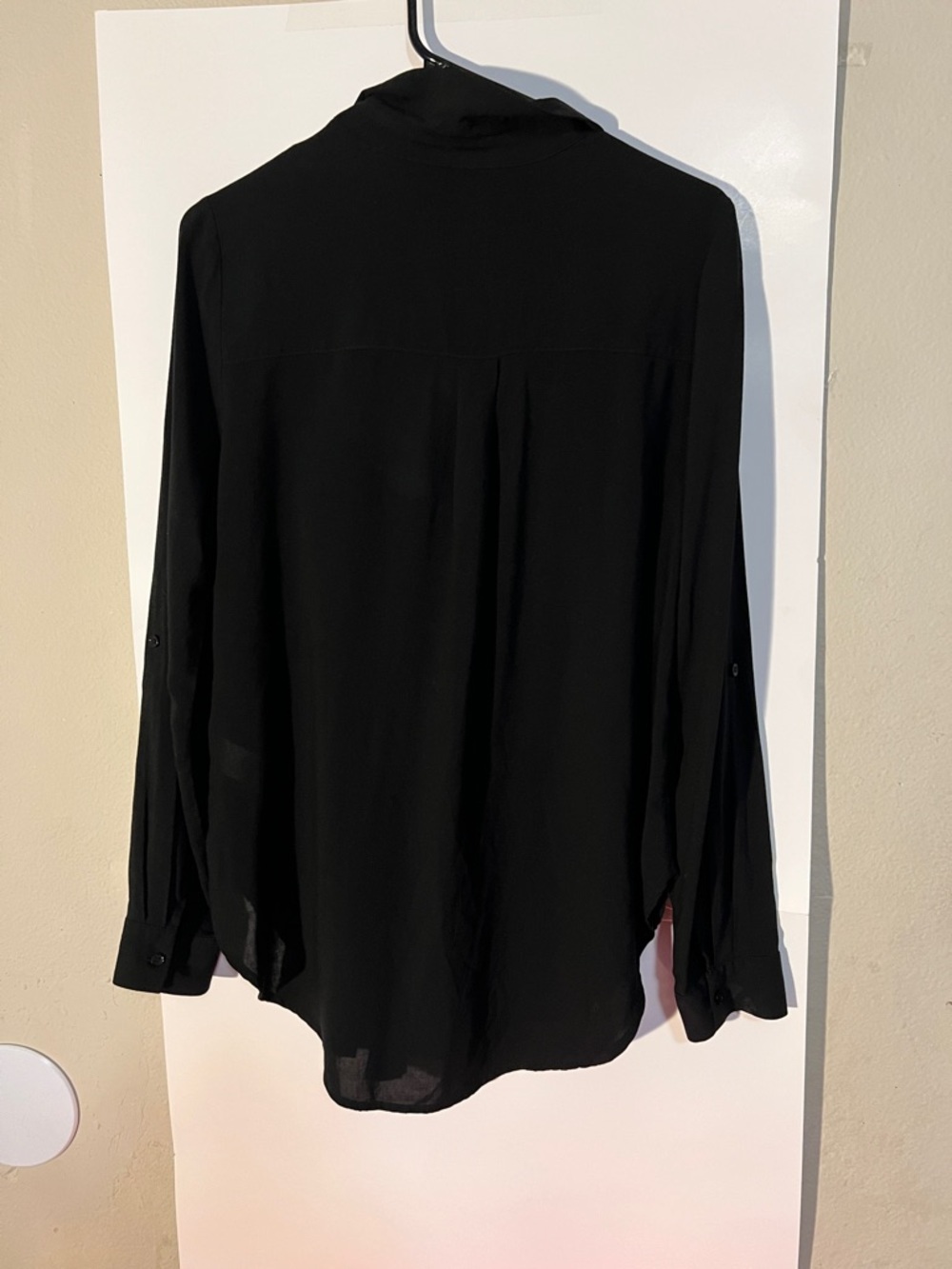 Candie's Black Button-Down Long Sleeve Shirt - Picture 4 of 4